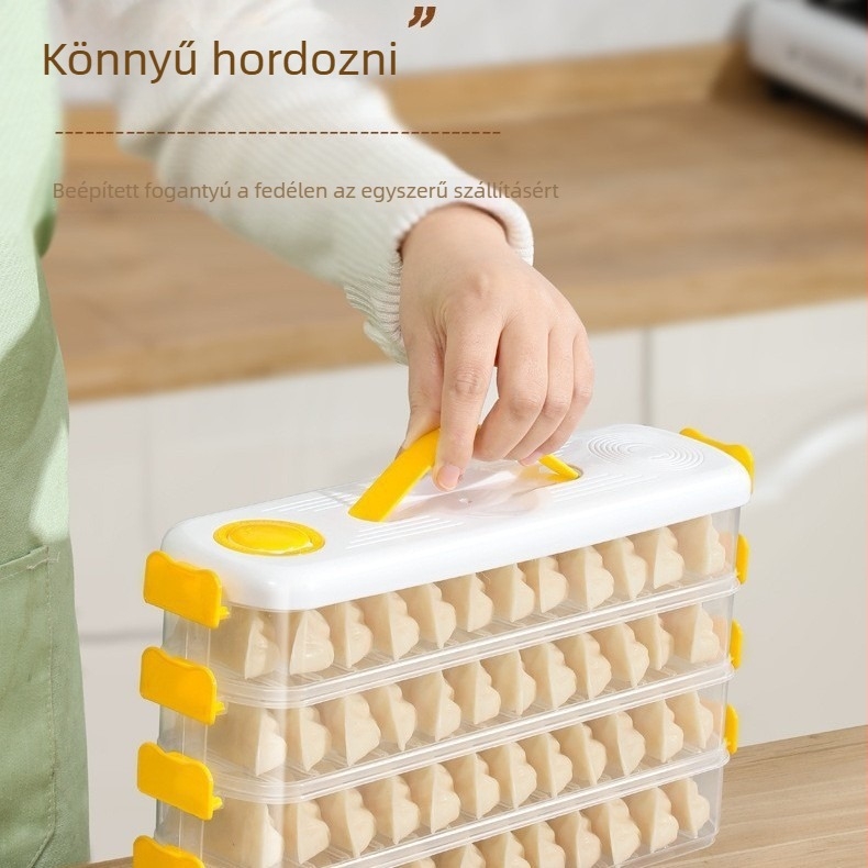 Többszintű fagyasztó tároló doboz – műanyag, 6688, modern minimalist stílus