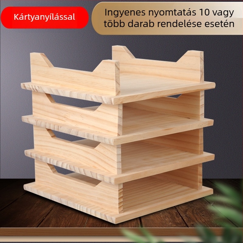 Fából készült gombóc tálca, tároló doboz fagyasztott gombócokhoz, többrétegű rendező tál gombócokhoz, gyorsfagyasztó doboz