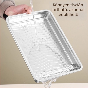 316 rozsdamentes acél dumpling doboz, élelmiszer-minőség, hűtő- és fagyasztó tárolására, egyszerű kialakítás, jogosult magánmárka