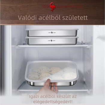 Gombóc fagyasztó doboz, élelmiszer-minőségű 316 rozsdamentes acél, THGJ-014, egyszerű stílus