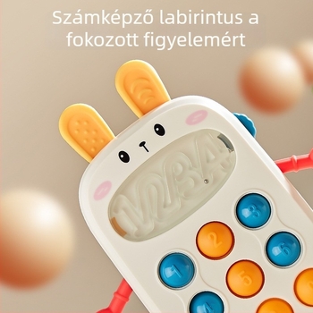 Csecsemő kapaszkodó játék — műanyag, kapaszkodási gyakorlás, 0–3 éves korig
