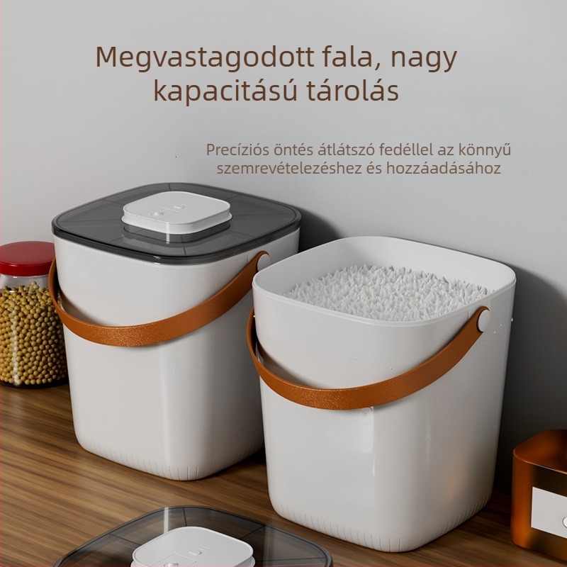Jiachen vákuumos rizstároló tartály — nagy kapacitású, nedvesség- és kártevő-mentes, ABS/PP műanyag
