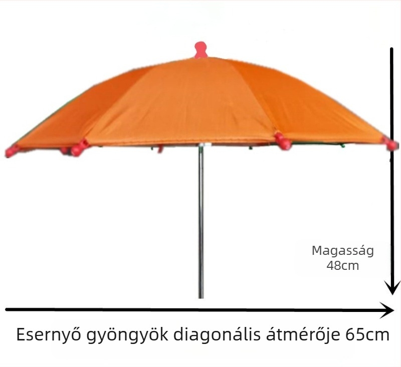 Morass játék esernyő neutrális stílusú, hosszú nyéllel; 190T szövet, 8 küllő