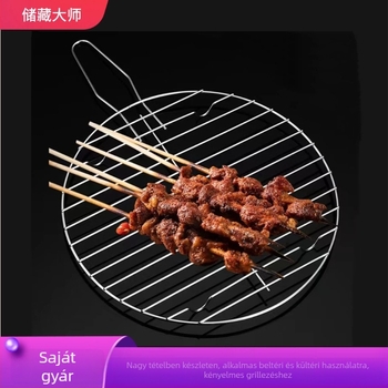 Kör alakú grillrács szénacélból, szigetelt rács – belső/külső grillezéshez, testreszabható