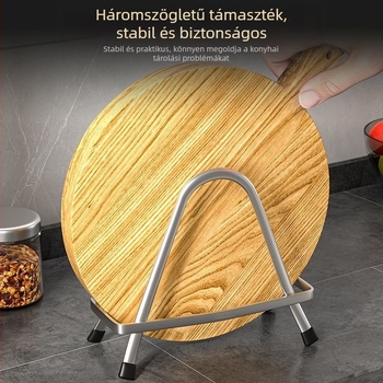 Otthoni konyhai gőzölő állvány, hőszigetelt, multifunkcionális tároló a vágódeszkákhoz, rétegzett tartó