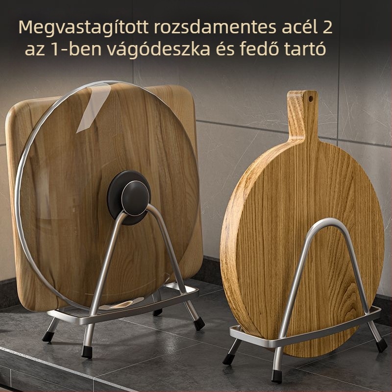 Otthoni konyhai gőzölő állvány, hőszigetelt, multifunkcionális tároló a vágódeszkákhoz, rétegzett tartó