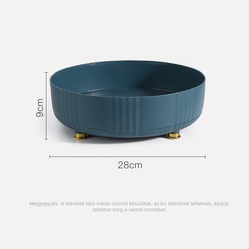Forgatható műanyag fűszertartó polc, modern minimalista stílus, 1 db