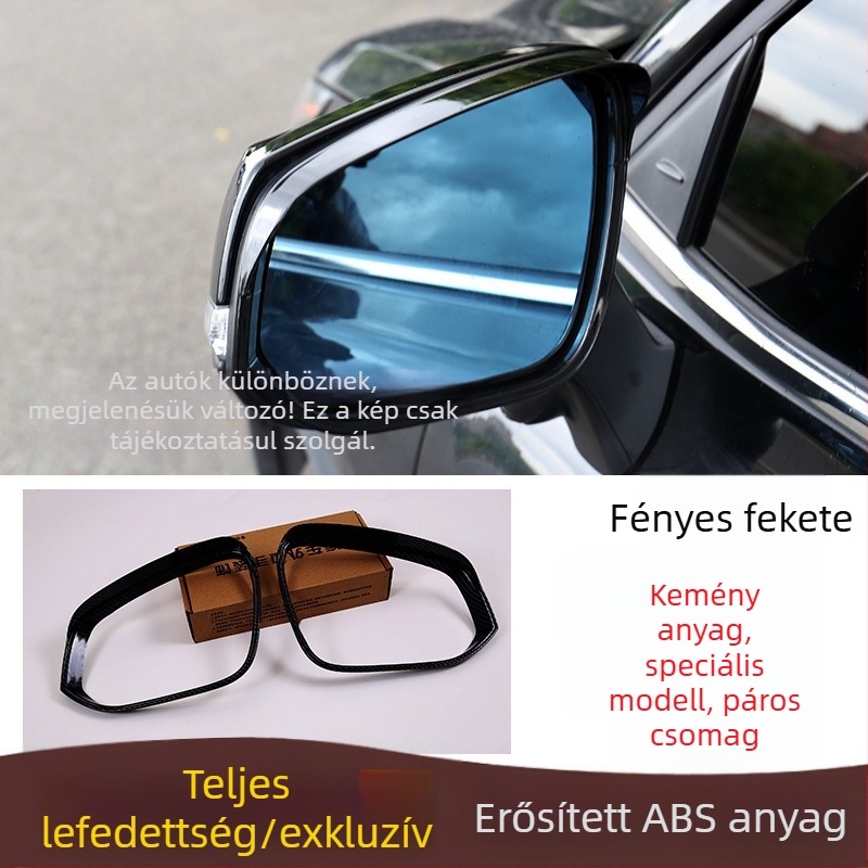 Esővédő sapka a visszapillantó tükörhöz Honda Civic, CR-V, Lingpai és Accord számára | Anyag: ABS mérnöki műanyag | Ragasztó: 3M | Fúrás nélkül | Modell BT00099