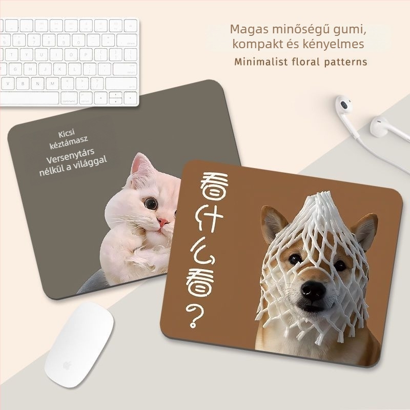Egérpad Calf god pad (csúszásmentes, természetes gumi, rajzfilm stílus, hőátvitel)