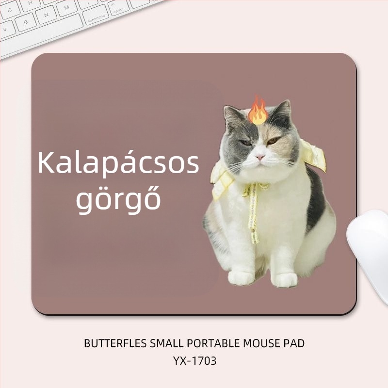 Egérpad Calf god pad (csúszásmentes, természetes gumi, rajzfilm stílus, hőátvitel)