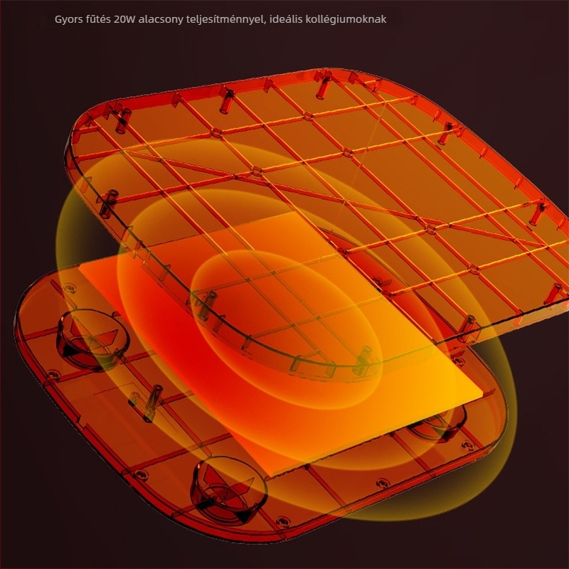 Áramellátású fűtőpapucs, USB-tápellátás, velúr felsőrész, műanyag talp, uniszex