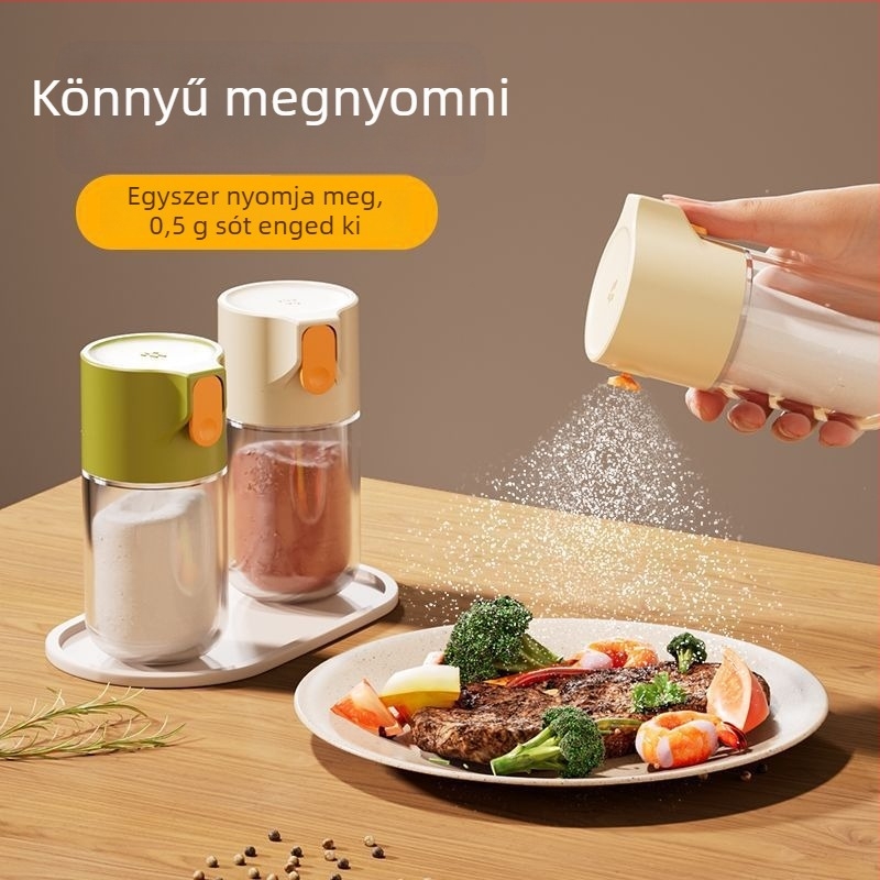Youren üveg sóadagoló – zárható konyhai fűszertartó