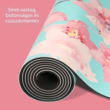Jógamatrac természetes gumi alapanyagból, rajzfilm mintával, alkalmas más labdajátékokhoz