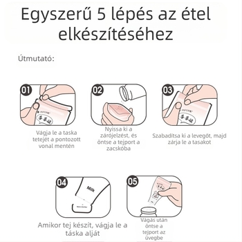 Tejpor tároló és adagoló zacskók doboz rekeszekkel, hordozható, zárva a frissesség megőrzése érdekében; Safety márka; tömeg 0,11 kg; vonalkód 6921140831481