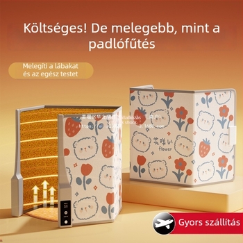 USB-s fűtő talpbetét – valódi bőr felső, papucs/otthoni cipő, irodai és otthoni használatra, férfiaknak