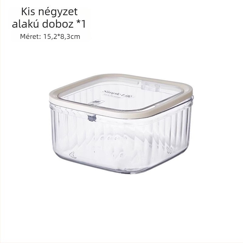 Asztali tároló doboz – átlátszó műanyag, porálló, japán stílusú kiállítóállvány autóhasználatra (Modell: 14512405)