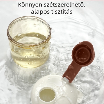 Xinbaole Baba PPSU tejpor doboz – hordozható, egy étkezésre szánt, egy rekeszű tartály, PPSU/PP anyag, rajzfilm stílus, friss és aranyos, 3 hónapnál idősebb babáknak, 1 db