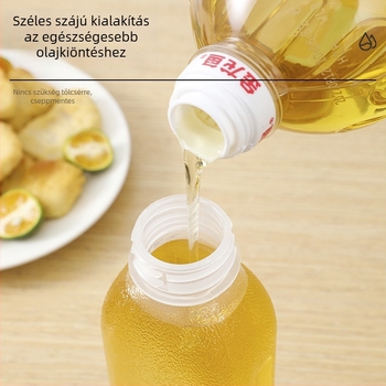 Weiquan PP5 kontrollált mennyiségű olajtartó üveg szezámolajhoz, főzőborhoz, szójaszószhoz, ecethez és fűszerekhez – konyhai olajtartó kanna