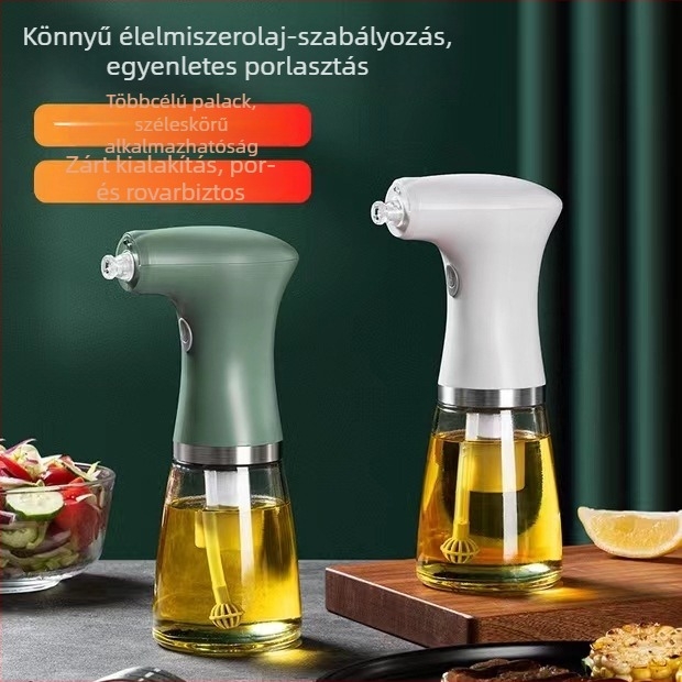 Konyhai elektromos olajspray, grillhez, atomizáló, olaj- és ecetpalack