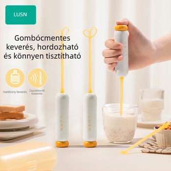 Elektromos babatejpor-keverőrúddal – Lusn/Rushan, PP anyag, nem importált