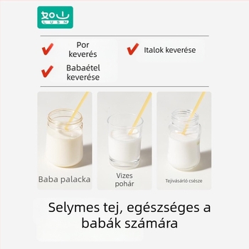 Elektromos babatejpor-keverőrúddal – Lusn/Rushan, PP anyag, nem importált