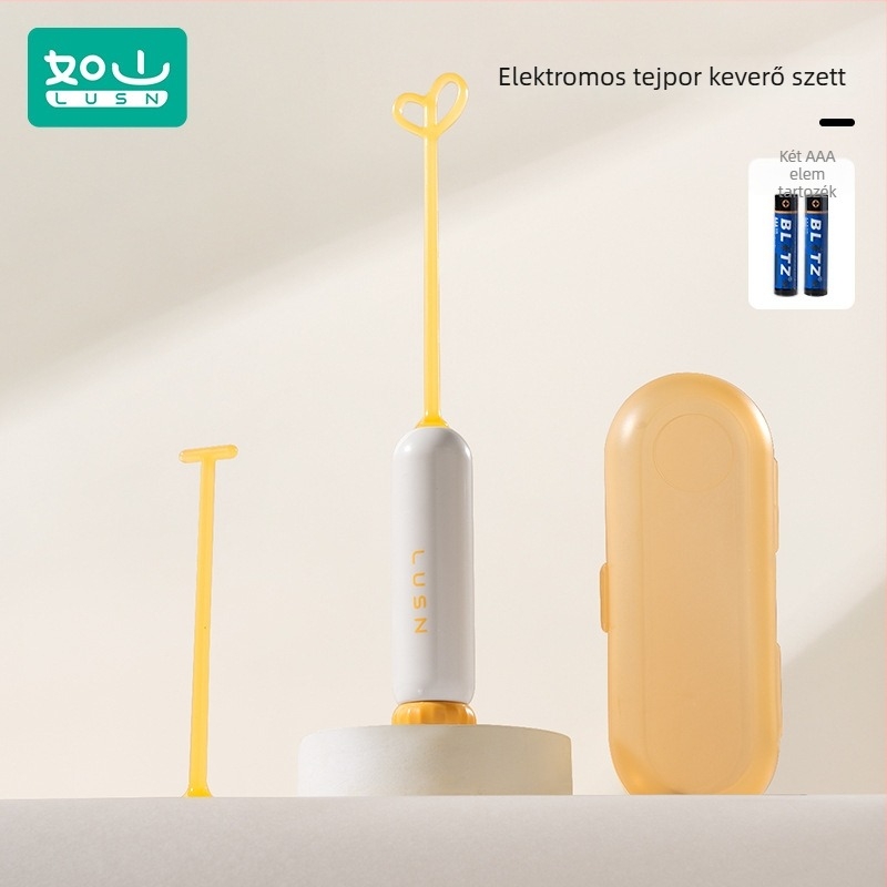 Elektromos babatejpor-keverőrúddal – Lusn/Rushan, PP anyag, nem importált