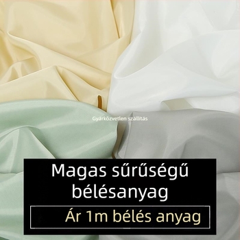 Taft anyagú belső bélés kabátokhoz és táskákhoz — belső anyag ruházathoz; Cikkszám aADb7hGS; Saját márka: Igen