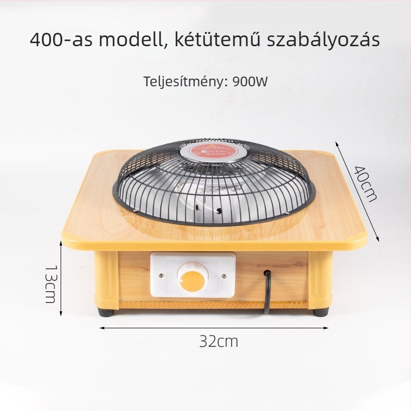 Lábtámasz melegítő – dugaszolható elektromos fűtőtest, 220V, 50W, energiatakarékos, iroda és kollégiumi használatra