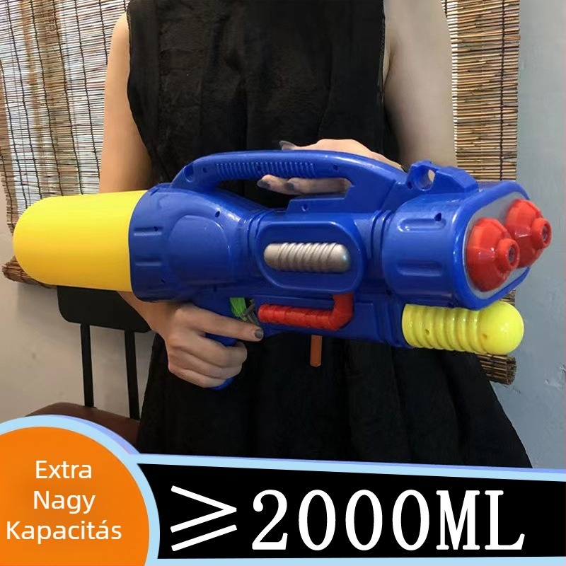 Gyerekeknek szánt vízipisztoly — műanyag, 2800 ml kapacitás, PP csomagolás, 7–14 éveseknek