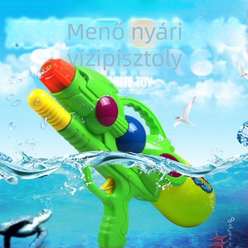 Gyerekeknek szánt vízipisztoly — műanyag, 2800 ml kapacitás, PP csomagolás, 7–14 éveseknek