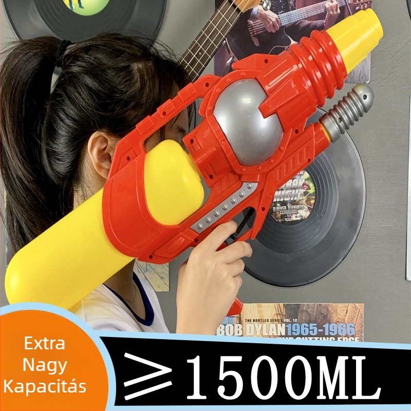 Gyerekeknek szánt vízipisztoly — műanyag, 2800 ml kapacitás, PP csomagolás, 7–14 éveseknek