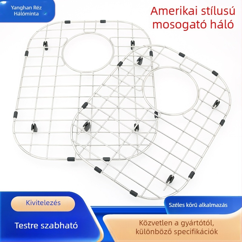 Konyhai leeresztő rács 304 rozsdamentes acélból, telepítés nélkül, leeresztési funkció, Hengshui, Kína
