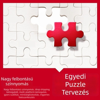 Fából készült lapos puzzle — testreszabható 500/1000 darabos, DIY egyedi rajzokkal