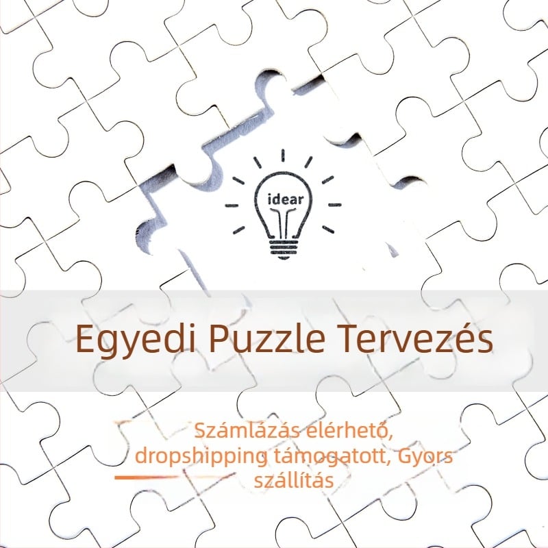 Fából készült lapos puzzle — testreszabható 500/1000 darabos, DIY egyedi rajzokkal