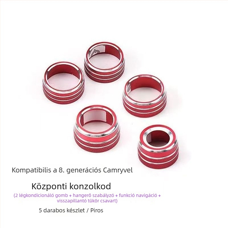 Autó belső kiegészítő: gyújtásvédő Camry 18–23-hoz, alumíniumötvözet, logó nyomtatás, testreszabás