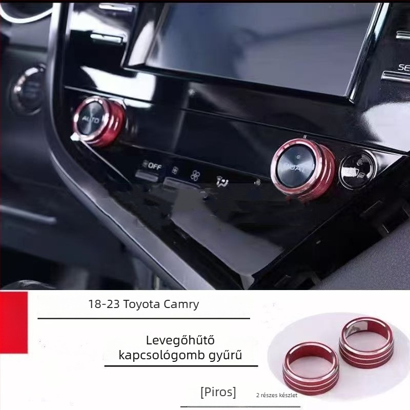 Autó belső kiegészítő: gyújtásvédő Camry 18–23-hoz, alumíniumötvözet, logó nyomtatás, testreszabás
