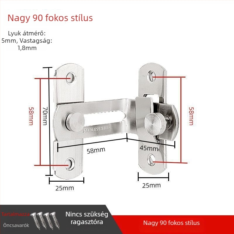 Ajtózár pillangó – Márka Unique – Modern stílus