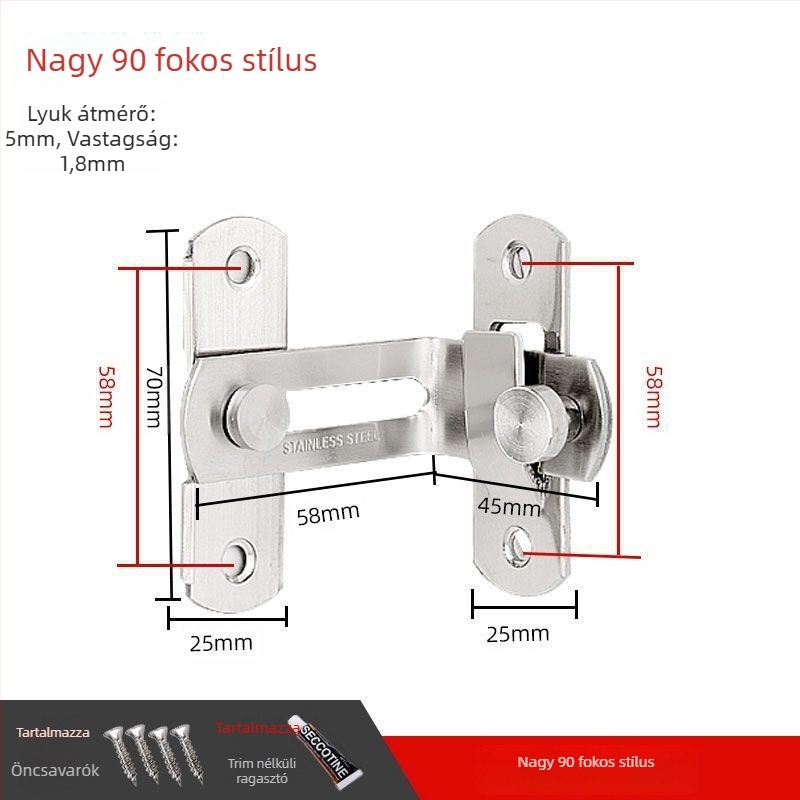 Ajtózár pillangó – Márka Unique – Modern stílus