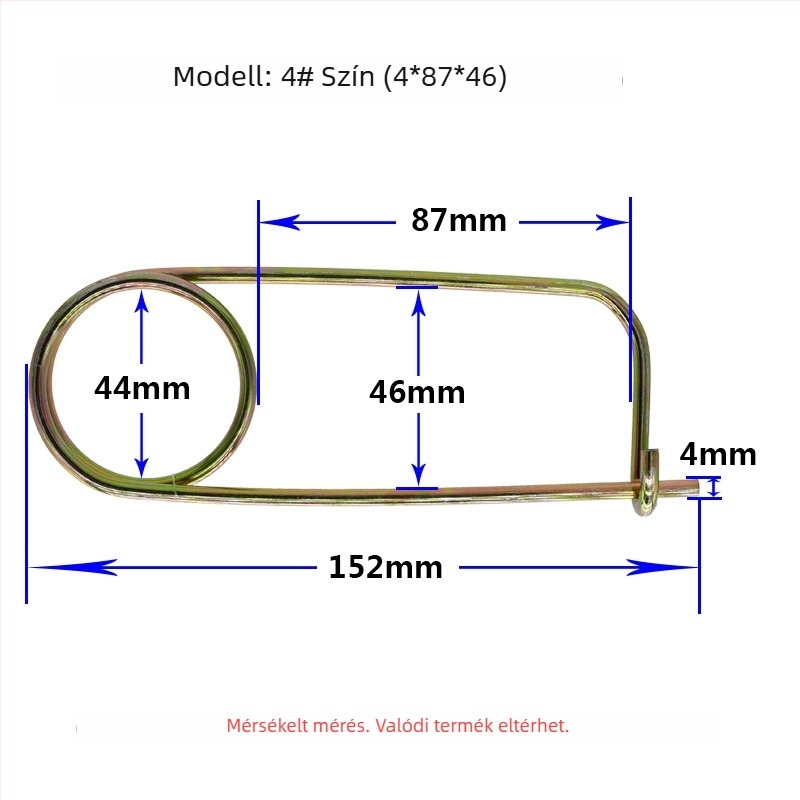 Lan Yue szénacél rugós csapok, megerősített csapok, téglalap alakú típus, galvanizált felület, DIN11023 szabvány, pozícionáló csapok