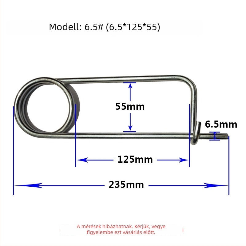 Lan Yue szénacél rugós csapok, megerősített csapok, téglalap alakú típus, galvanizált felület, DIN11023 szabvány, pozícionáló csapok