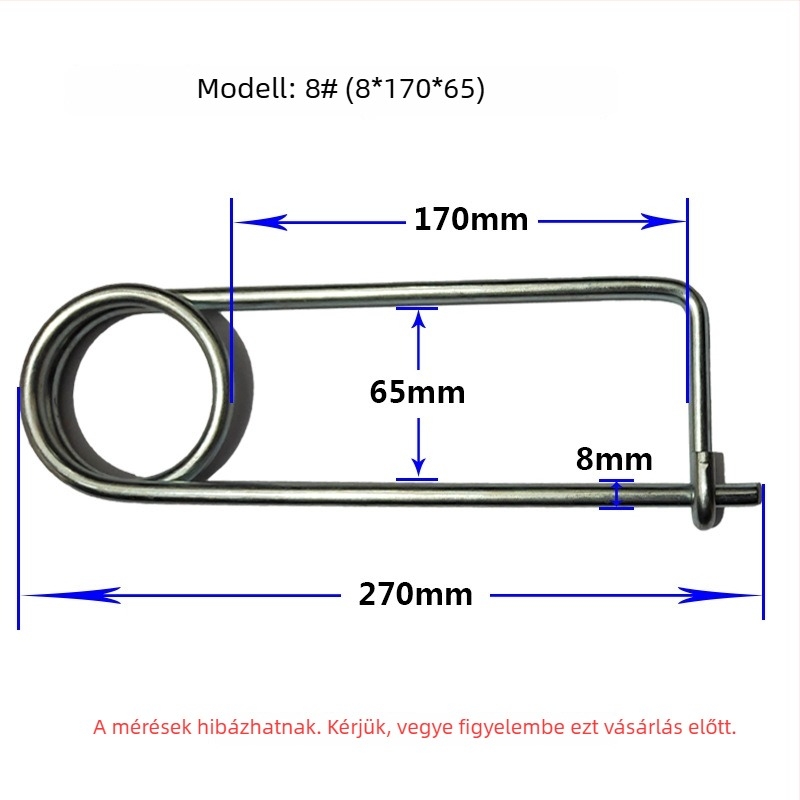 Lan Yue szénacél rugós csapok, megerősített csapok, téglalap alakú típus, galvanizált felület, DIN11023 szabvány, pozícionáló csapok