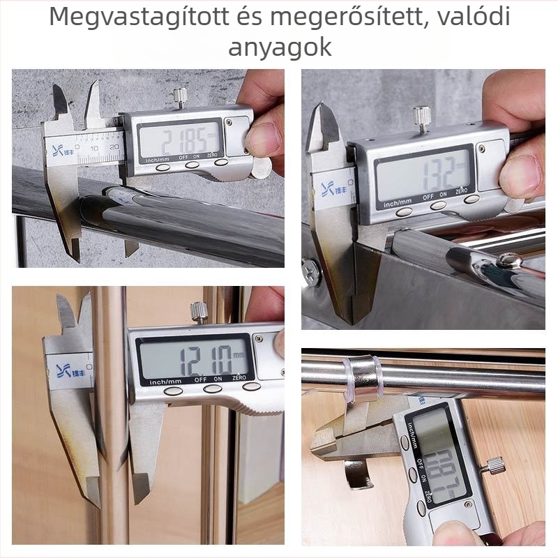 Rozsdamentes acélból készült mikrohullámú sütő polc, falra felszerelhető, konyhai tároló, modern, helytakarékos dizájn
