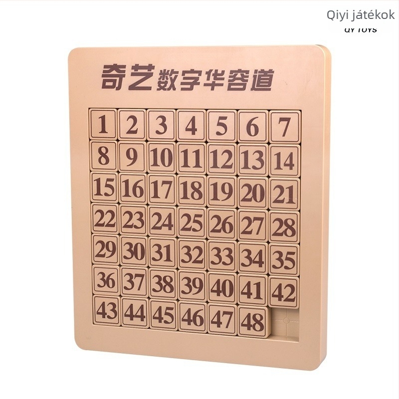 Qiyi mágneses Huarong Road puzzle gyerekeknek – műanyag, mágneses csúszó puzzle, 7–14 évesek, konfigurációk 8/15/24/35/48, türelem fejlesztés