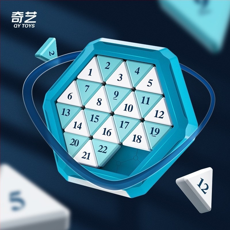 Qiyi mágneses Huarong Road puzzle gyerekeknek – műanyag, mágneses csúszó puzzle, 7–14 évesek, konfigurációk 8/15/24/35/48, türelem fejlesztés