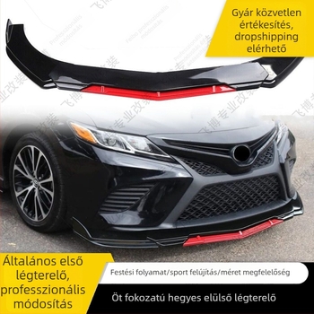 Universális első lip spoiler négy szekcióval, kétszintes, körülöleli a lökhárítót (Márka: Huan ni; Nincs testreszabás)