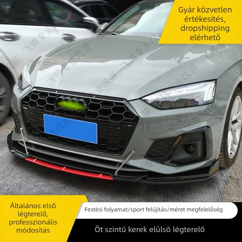 Universális első lip spoiler négy szekcióval, kétszintes, körülöleli a lökhárítót (Márka: Huan ni; Nincs testreszabás)