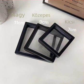 Ékszerek acryl tároló doboza zárással, 1 rekesz, modern minimalist stílus