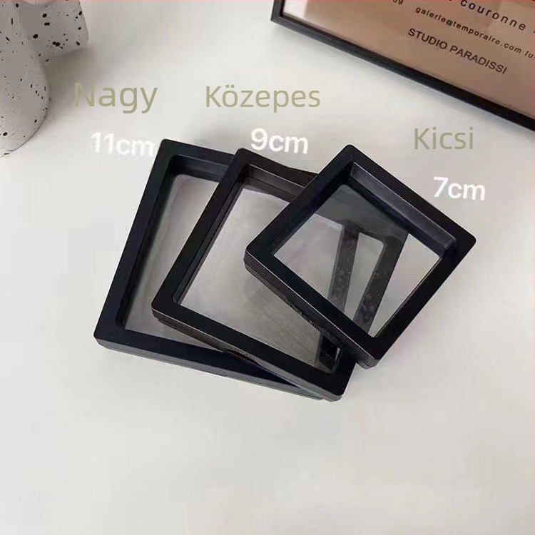 Ékszerek acryl tároló doboza zárással, 1 rekesz, modern minimalist stílus