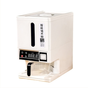 Rizstároló doboz – zárható, rovarmentes, nedvességálló, PP műanyagból, 10L+ kapacitás, modern minimalist dizájn