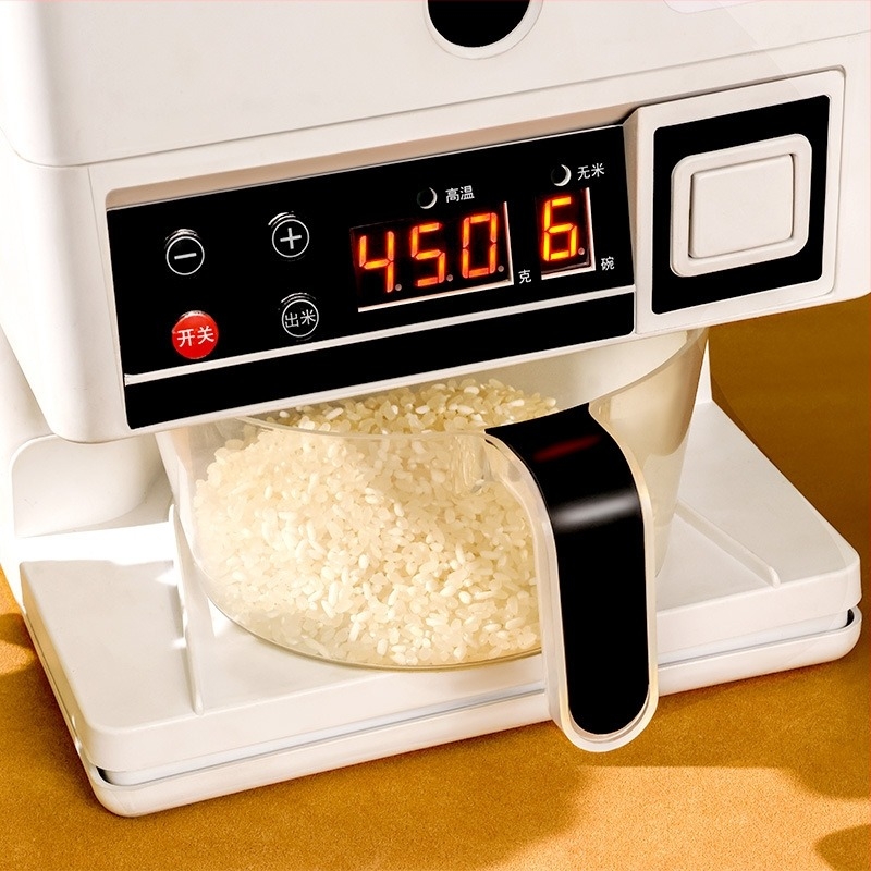 Rizstároló doboz – zárható, rovarmentes, nedvességálló, PP műanyagból, 10L+ kapacitás, modern minimalist dizájn